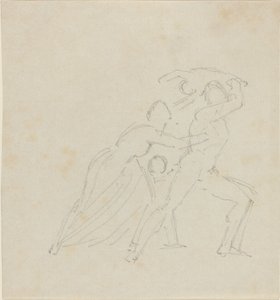 Tanulmány az "Athamas haragjához" alkotó: John Flaxman