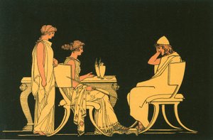 Ulysses a Circe asztalánál alkotó: John Flaxman