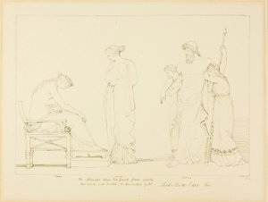 Vulkán és Thetisz alkotó: John Flaxman