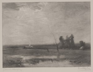 Lowlands Afternoon, Timothy Cole (1852-1931) nyomatai