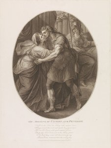 Ulysses és Penelope találkozása, Francesco Bartolozzi metszete