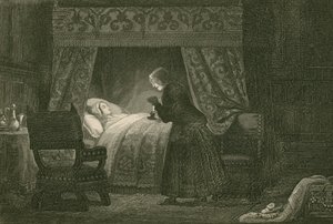 Judith Malmayus Amabel meggyilkolásáról meditál alkotó: John Franklin