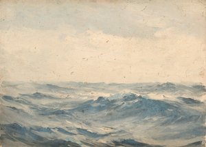 Tengeri táj, 1900 körül (olaj, vászon)