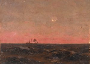 Tengeri táj, 1900 körül (olaj, vászon)