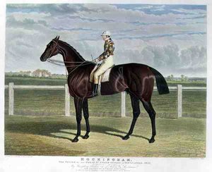 „Rockingham”, a Doncaster-i Nagy St. Leger-tétek győztese alkotó: John Frederick Herring Snr
