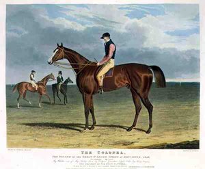 „Az ezredes”, a Doncaster-i Nagy St. Leger-tétek nyertese alkotó: John Frederick Herring Snr