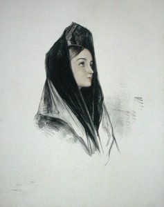 Lány Mantillában, Sevilla