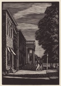 Cambridge: Downing (fametszet)