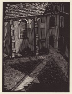 Cambridge: Trinity Hall (fametszet)