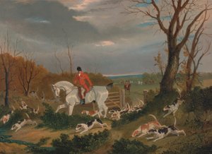 The Suffolk Hunt: Going to cover Herringswell közelében