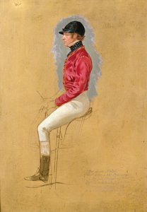 Allen McDonough portrévázlata a „Steeple Chase Cracks”-hoz alkotó: John Frederick Herring Senior
