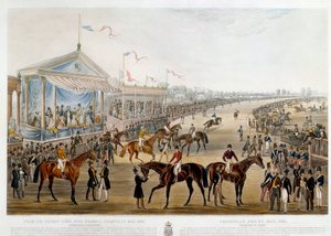 Prix du jockey club a Chantilly 1841-ben John Frederick Herring (1795-1865) nyomtatása