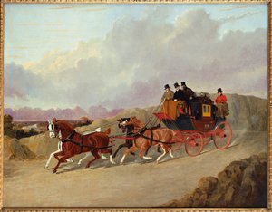 Edinburgh-London királyi postakocsi alkotó: John Frederick Herring Senior