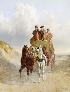 A királyi postakocsi az úton, 1841 alkotó: John Frederick Herring Senior
