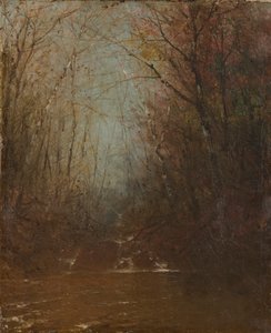 Erdei belső patakkal, kb. 1860-1870. alkotó: John Frederick Kensett