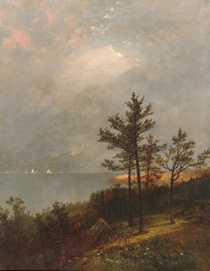 Vihar készül a Long Island-szoroson alkotó: John Frederick Kensett