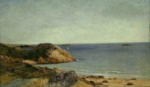 Sziklás part alkotó: John Frederick Kensett