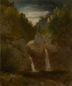 Rocky Pool, Bash Bish-vízesés alkotó: John Frederick Kensett