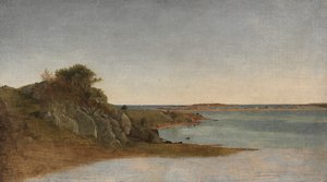 Kilátás Newport közelében alkotó: John Frederick Kensett