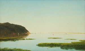 A Shrewsbury folyóra nyíló kilátás, New Jersey alkotó: John Frederick Kensett