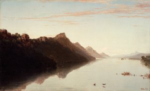 Kilátás a Mississippi felső folyására alkotó: John Frederick Kensett