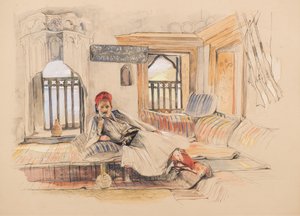 Keleti belső tér alkotó: John Frederick Lewis