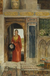 A hárem bejárata, 1871 (lásd még 131708) alkotó: John Frederick Lewis