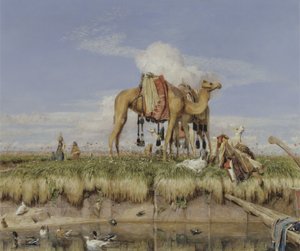 A Nílus partján, Felső-Egyiptom alkotó: John Frederick Lewis