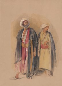 Gebel Tor-i Husszein sejk és fia alkotó: John Frederick Lewis