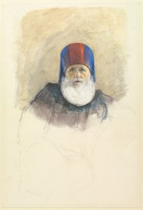 Tanulmány Mehmet Ali Pasha számára alkotó: John Frederick Lewis