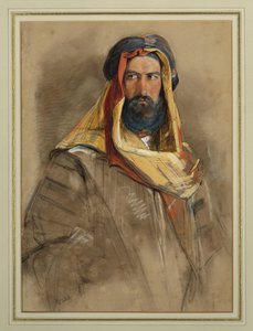Tanulmány egy arab sejkről alkotó: John Frederick Lewis