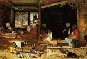 The Kibab Shop, Scutari, Ázsia minor alkotó: John Frederick Lewis