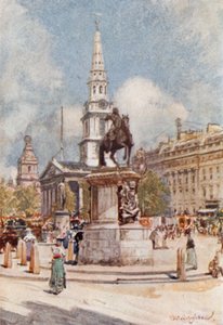 Charing Cross, I. Károly és St. Martin-in-the-Fields szoborral alkotó: John Fulleylove