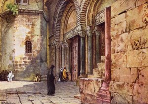 A Szent Sír-templom bejárata alkotó: John Fulleylove