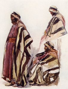 Fellah ünnepi ruhában (színes litó) alkotó: John Fulleylove