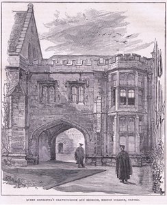 Henrietta királynő szalonja és hálószobája, Merton College, Oxford alkotó: John Fulleylove