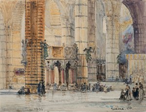 Siena székesegyház alkotó: John Fulleylove