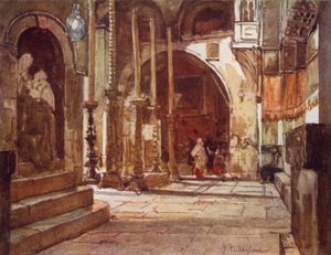 Kenetkő, a Keresztesek Templomának Ambulánsából (színes litó) alkotó: John Fulleylove
