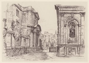 Ashmolean Múzeum (litográfia) alkotó: John Fulleylove