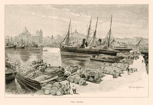 A dokkok (litho) alkotó: John Fulleylove