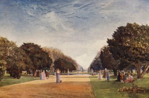 The Great Avenue, Hampton Court (színes litó) alkotó: John Fulleylove