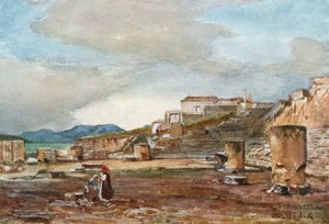 A misztériumok nagy templomának terme, Eleusis alkotó: John Fulleylove