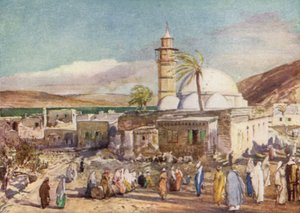 A tibériai mecset és a galileai tó