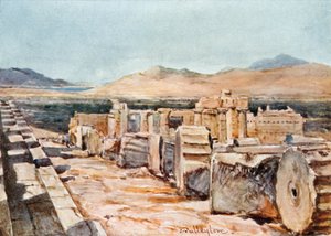 A Propylaea a Parthenon platformjának északi széléről alkotó: John Fulleylove
