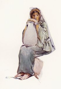 Vízhordó, ülő alak, Jeruzsálem alkotó: John Fulleylove