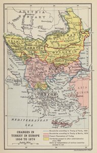 Törökországban bekövetkezett változások Európában alkotó: John George Bartholomew