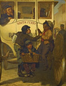 Színes emberek nem engedélyezettek ezen a vonalon, 1863 alkotó: John George Brown