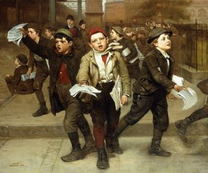 Külön, alkotó: John George Brown