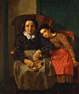 A nagymama kedvence, alkotó: John George Brown