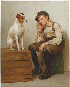 Kölcsönös csodálat, 1898 alkotó: John George Brown